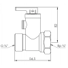 ZAWÓR BEZPIECZEŃSTWA 3/4 6,7 BAR DO ELEKTRYCZNYCH PODGRZEWACZY