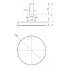 TERMOMETR 1/2 BITH80-0 120°C BIMETALICZNY